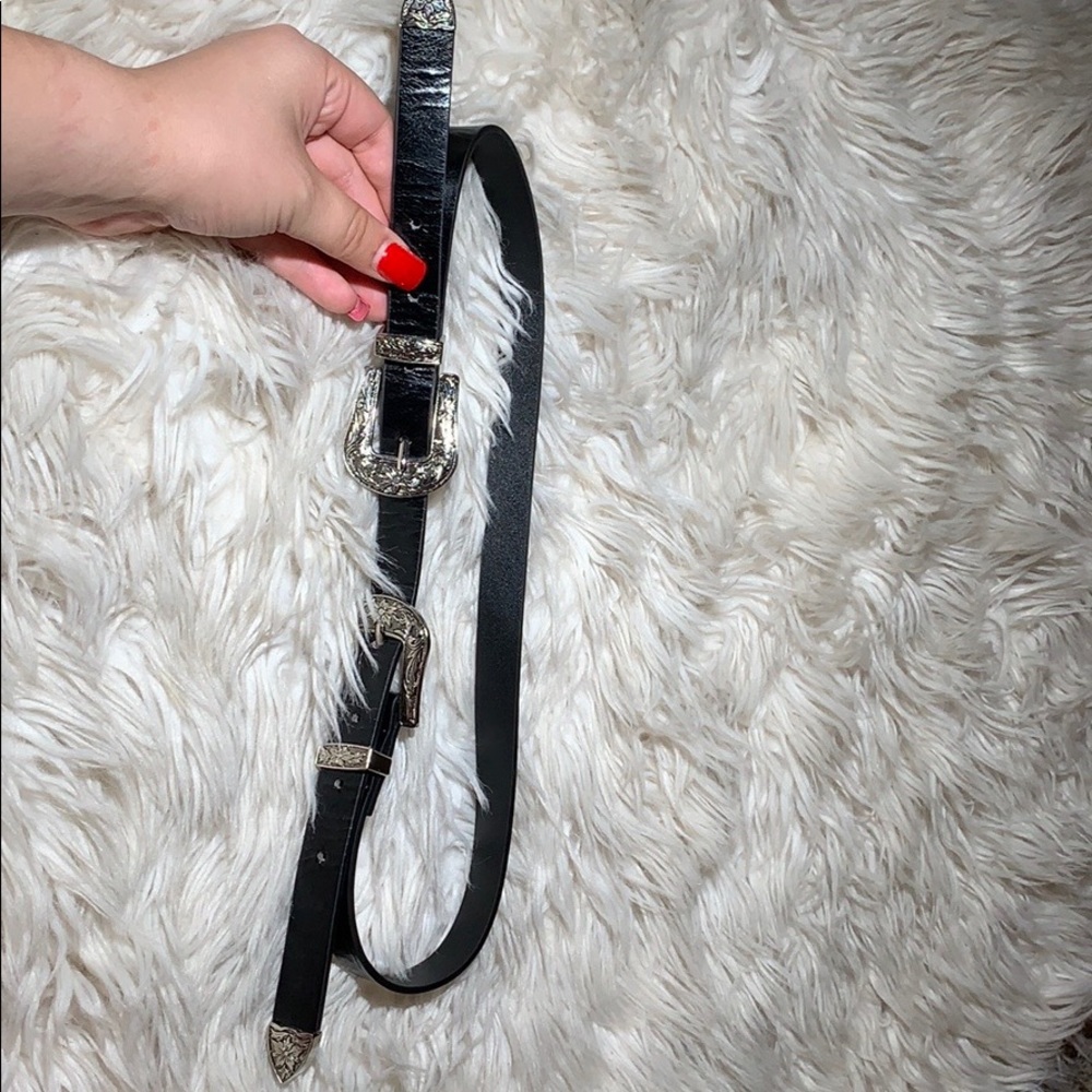 Double buckle belt